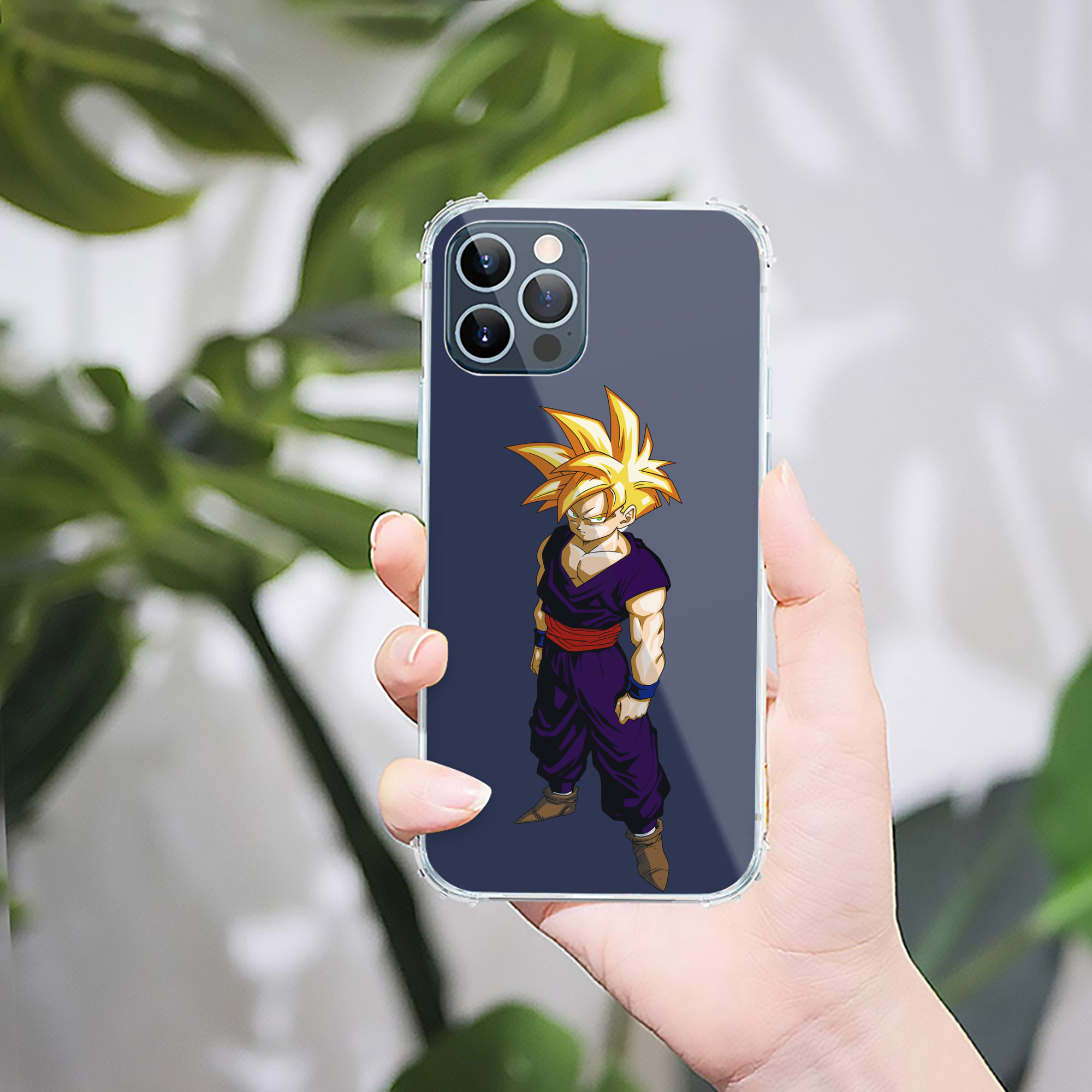 （画像用） ドラゴンボール ベジット DRAGON BALL Vegetto 【iPhone 12シリーズ対応】透明スマホケース（クリアソフトケース）